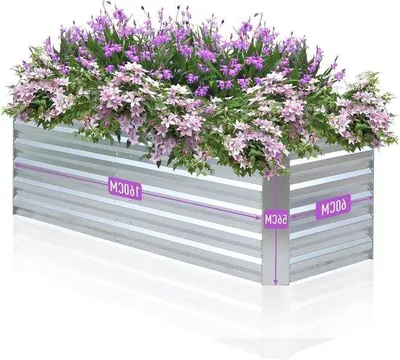 Immagine prodotto di Aiuola rialzata 160x60x56 cm per ortaggi, fiori ed erbe aromatiche