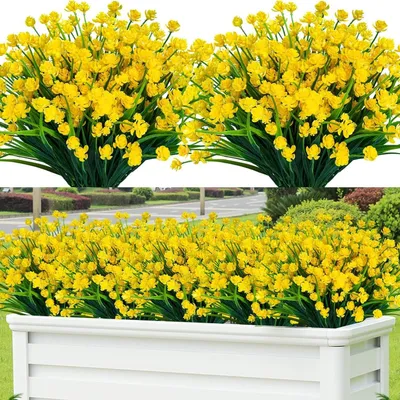 Immagine prodotto di Solidchoice - 9 confezioni di fiori artificiali, ideali per interni ed esterni