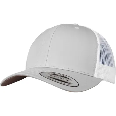 Obrázek produktu pro Yupoong Retro Trucker Cap silber/weiß Uni