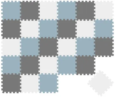 Imagen del producto de Alfombrilla de juego para bebés de 27 piezas, puzzle, 30x30 cm, alfombrilla para gatear, alfombrilla para el suelo, ideal para la habitación de los niños