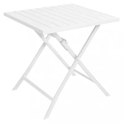 Immagine prodotto di Tavolo Alabama 70x70x73 h cm in Alluminio Bianco