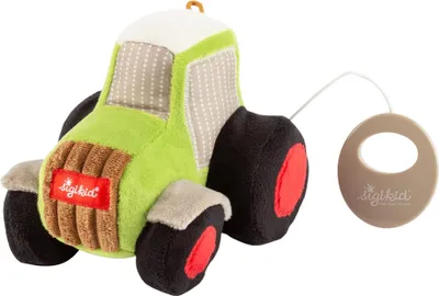 Produktbild von Sigikid Spielfahrzeug Feuerwehr rot/blau Little Roadies Plüschfahrzeug