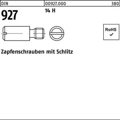 Produktbild von Reyher  Zapfenschrauben DIN 927 14 H M 3 x 3 009270000030003 (100 Stück)