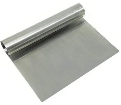 Gemüsesammler aus Edelstahl, 15 x 15 x 3 cm, silber