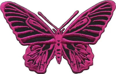 Produktbild von Aufnäher - Schmetterling - pink - Patch
