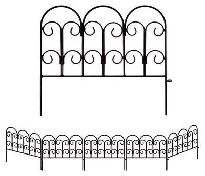 Image de Ensemble de 5 clôtures de jardin décoratives