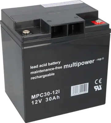 Immagine prodotto di Batteria Multipower MPC30-12I AGM - 12V, 30Ah, a prova di ciclo