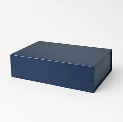 Obrázek produktu pro Magnetická dárková krabička, tmavě modrá, 440 x 320 x 120 mm (vnější rozměry) A3