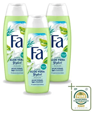 Obrázek produktu pro 3 kusy sprchového gelu Fa Yoghurt s aloe vera, objem 250 ml, balení