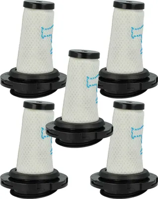 Produktbild von vhbw 5x Staubsaugerfilter Ersatz für ZR009010 Filter für Staubsauger - Schaumstofffilter Schwarz Weiß