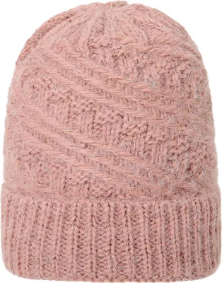 Produktbild von Leoberg Uni Norweger-Strickmütze in verschiedenen Designs & Farben - Wintermütze für Damen und Herren in 176185-rosa-79