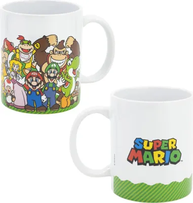 Produktbild von Super Mario Luigi Donkey Gamer Kaffeetasse Teetasse Tasse Geschenkidee 330 ml