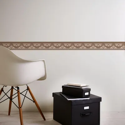 Produktbild von A.S. Création selbstklebende Bordüre Only Borders 9 beige braun creme 5,00 m x 0,05 m 936911
