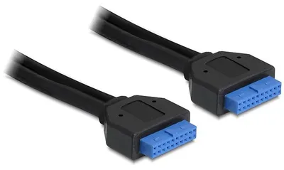 Zdjęcie produktu dla DeLOCK 0.45m USB 3.0 19-p F/F, 0,45 m, IDC, IDC