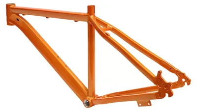 Image de Cadre de VTT, alliage d'aluminium, grande capacité de charge, couleur orange