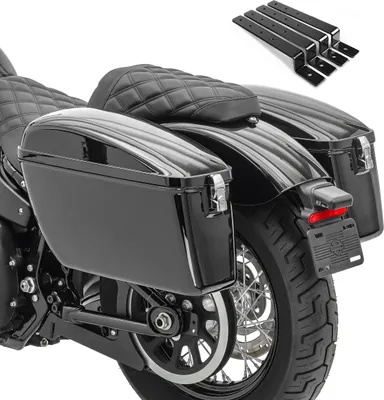 Zdjęcie produktu dla Skrzynia boczna Dallas z zestawem montażowym do Kawasaki VN 900 Classic/ Custom