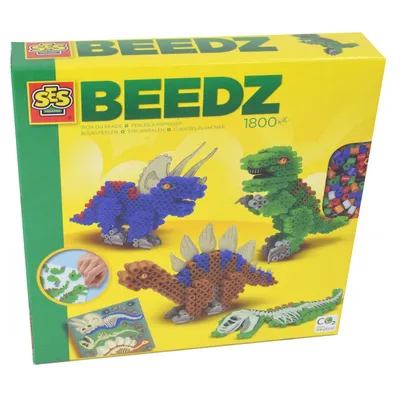 Productafbeelding van SES Creative Beedz 06262, 1800 stuks, geschikt voor kinderen vanaf 5 jaar, voor jongens en meisjes, kinderspeelgoed, multicolor, Nederland
