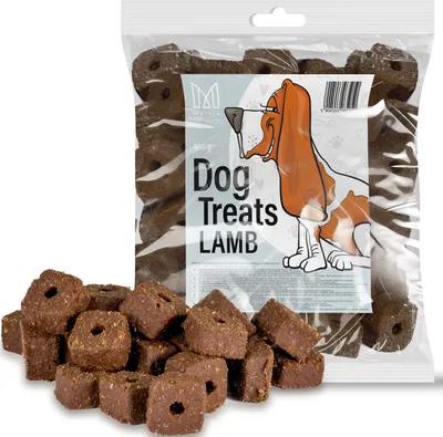 Image de Friandises pour chiens - cubes de viande d'agneau Mersjo 500g