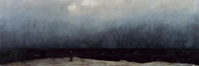 Obrázek produktu pro Caspar David Friedrich Art Print Obraz - Mnich u moře, 1808-1810 (30 x 91 cm)