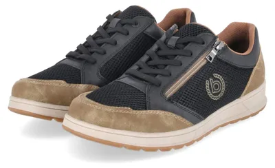 Imagen del producto de Zapatos de hombre Bugatti, color negro, confeccionados en textil y sintético, talla 40