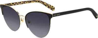 Image de Kate Spade IZARA/G/S BLACK/DARK GREY SHADED 57/17/140 Lunettes de soleil pour femmes