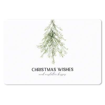 Produktbild von MuchoWow® Mauspad Mousepad Weihnachten - Weihnachtsbaum - Zitat 27x18 cm - Mousepads - Maus Mat - Pad - Mausunterlage - Büroartikel - Desk Matten