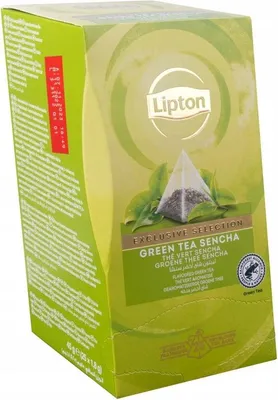 Produktbild von Lipton Exclusive Selection Teegrüner Sencha 25 x 1,8 Gramm