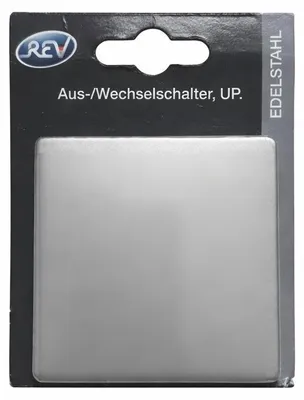 Produktbild von REV Ritter Edelstahl Aus-/Wechselschalter UP 10A 250V