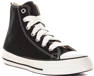 Image de Converse Chuck Taylor Throw Back Hi, modèle A19079C, couleur noire – Taille 7.5 UK (41 EU) / 7.5M (9.5F) US