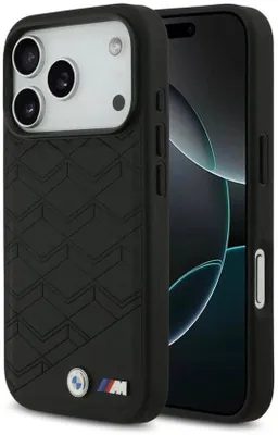 Immagine prodotto di Custodia BMW per iPhone 17 Pro, cover posteriore nera