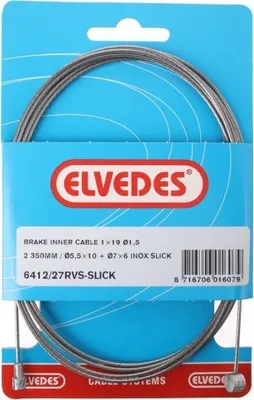 Produktbild von Elvedes Bremse Innenkabel hinter 2350 x 1,5 mm Silber