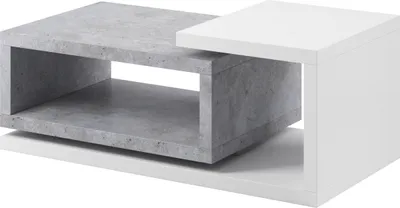 Produktbild von Masseno Couchtisch BOTTEGA 120 cm Kaffetisch für Wohnzimmer Sofatisch Wohnzimmertisch Weiß
