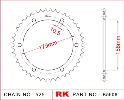 Image de Pignon de chaîne RK "5606