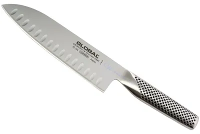 Imagen del producto de Cuchillo Santoku global con mango de 16 cm, modelo G-84