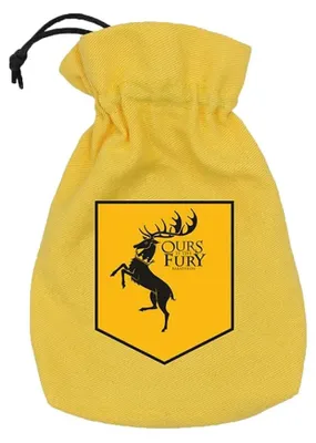 Image de Q Workshop, sac à dés Baratheon, Jeu de Trônes, couleur jaune, pour enfants, taille unique