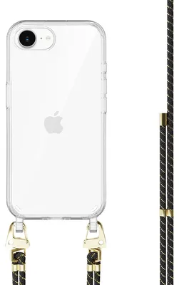 Produktbild von Gold Goddess Transparant Cord Hülle  - Kompatibel mit iPhone 17e
