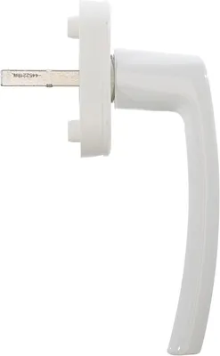 Fensterdrehgriff, Vierkantstift 7 x 37 mm, Verkehrsweiß