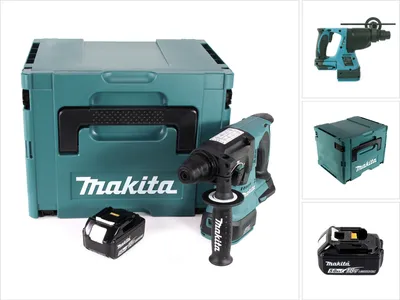 Produktbild von Makita DHR 242 T1J Akku Bohrhammer 18V 2,0J SDS-plus Brushless + 1x Akku 5,0Ah + Makpac - ohne Ladegerät