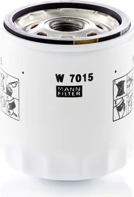 Produktbild von MANN-FILTER Ölfilter W7015 für Ford Zetec 1.8i/2.0i Mondeo 11/00-