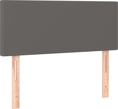 Produktbild von Kopfteil Grau 80x5x78/88 cm Kunstleder