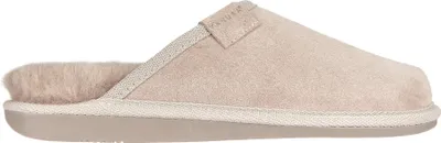 Produktbild von Vanuba - Damen Hausschuhe Moderne Pantoffeln Echtleder Lammfell Natur Wolle D016 Beige, Größe 41 EU