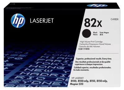 Obrázek produktu pro HP 82X High Yield Black Original LaserJet Toner Cartridge, 20000 str., Černá, 1 kusů