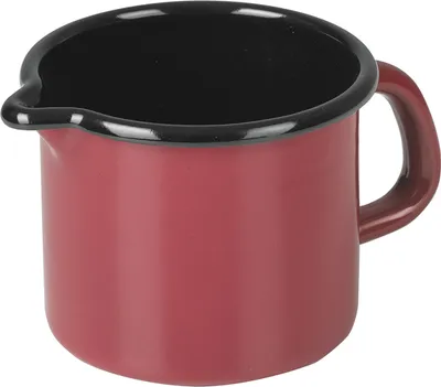 Obrázek produktu pro RIESS Hrnec na mléko 0,5 litru Ø9cm červený smalt