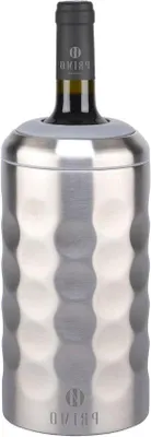 Produktbild von Famanu Weinkühler mit Deckel - Champagnerkühler - Edelstahl - Doppelwandig
