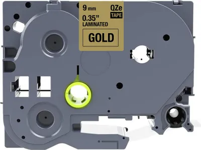 Produktbild von Brother kompatibles TZE-821 Band - Schwarz auf gold - 9 mm x 8 m - Schriftband