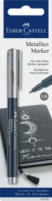 Produktbild von Faber-Castell 160798, 1 Stück(e), Metallisch, Metallisch, Navy, 1,5 mm, Sichtverpackung