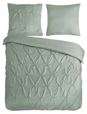 Produktbild von Duvet cover Pure 200x200 + 2* 80x80 cm - luxurious stitched pleats