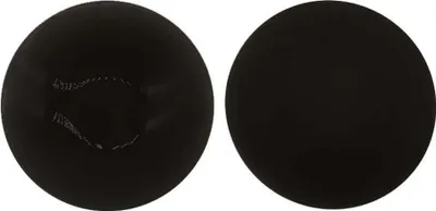 Produktbild von INF 8cm Schwarze Unsichtbare Klebe-Nippelabdeckungen - Wiederverwendbare Silikonpads, 1 Paar