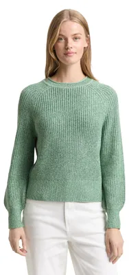 Produktbild von TOM TAILOR Denim Female Strickpullover mit leichten Ballonärmeln