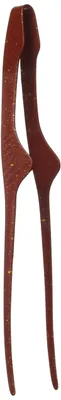 Kochzange 24 cm Edelstahl 18/8 Gold Rot